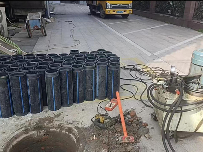 洛阳PE置换管厂家 DN315置换管 非开挖管短管置换